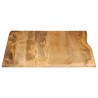 Dessus de table 90x80x2,5 cm bord vivant bois massif manguier 560702560702
