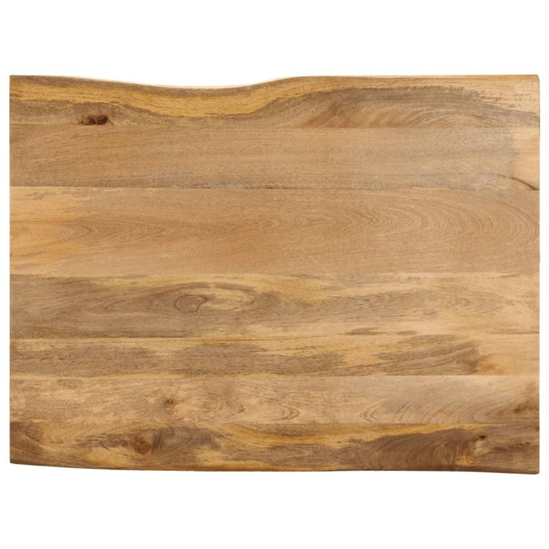 Dessus de table 100x80x2,5 cm bord vivant bois massif manguier 560703560703