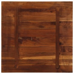 Dessus de table 70x70x2,5 cm carré bois massif de récupération 560705560705