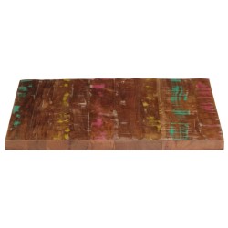 Dessus de table 70x70x1,5 cm carré bois massif de récupération 560706560706