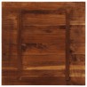 Dessus de table 70x70x1,5 cm carré bois massif de récupération 560706560706
