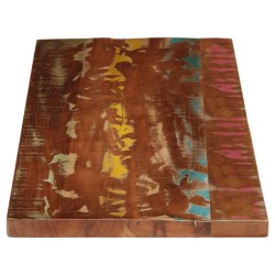 Dessus de table 140x60x2,5cm rectangulaire bois massif récupéré 560707560707