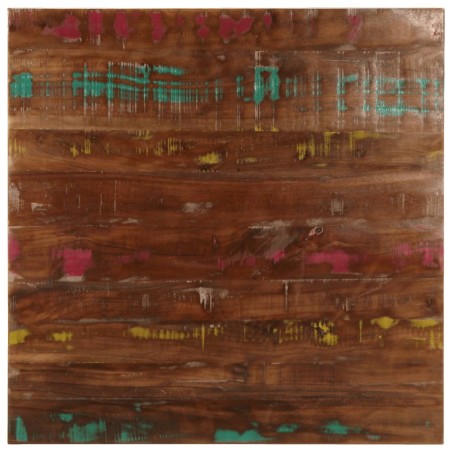 Dessus de table 80x80x2,5 cm carré bois massif de récupération 560715560715