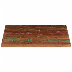 Dessus de table 80x80x2,5 cm carré bois massif de récupération 560715560715