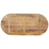Dessus de table 140x50x2,5 cm ovale bois massif de manguier 560722560722