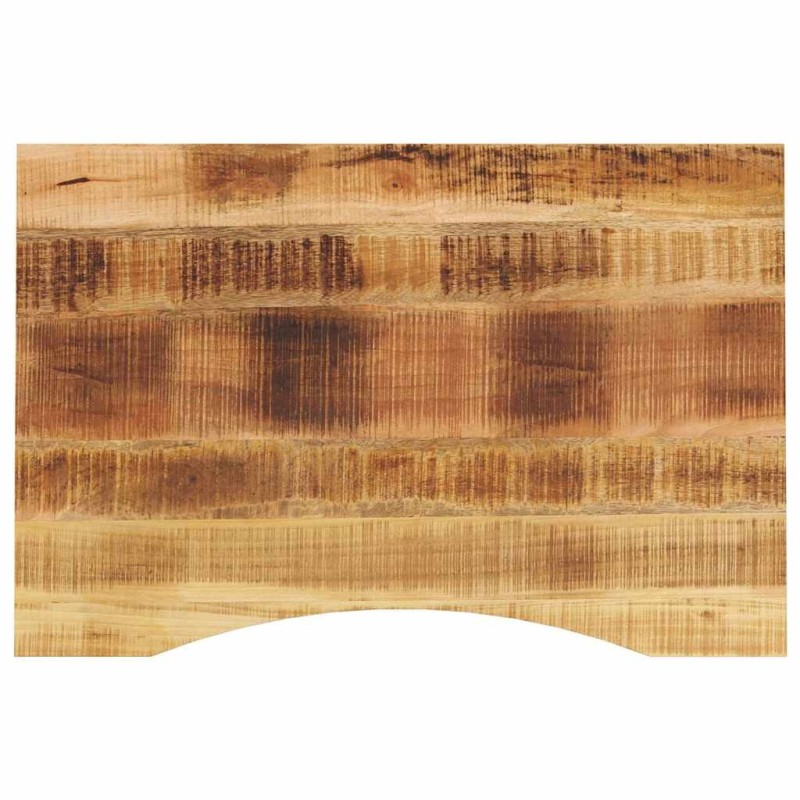 Dessus de bureau avec courbe 100x50x2,5 cm manguier massif brut 560724560724
