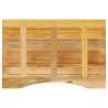 Dessus de bureau avec courbe 100x50x2,5 cm manguier massif brut 560724560724