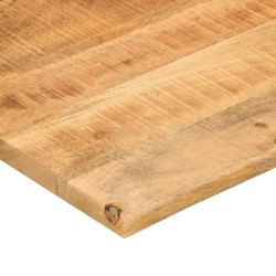 Dessus de bureau avec courbe 110x50x2,5 cm manguier massif brut 560725560725