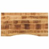 Dessus de bureau avec courbe 120x50x2,5 cm manguier massif brut 560726560726