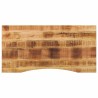 Dessus de bureau avec courbe 140x50x2,5 cm manguier massif brut 560727560727
