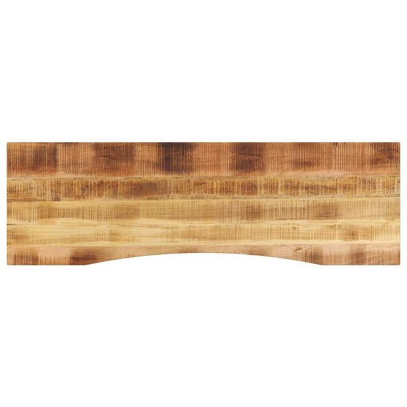 Dessus de bureau avec courbe 160x50x2,5 cm manguier massif brut 560728560728