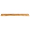 Dessus de bureau avec courbe 160x50x2,5 cm manguier massif brut 560728560728