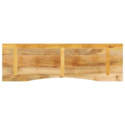 Dessus de bureau avec courbe 160x50x2,5 cm manguier massif brut 560728560728