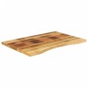 Dessus de bureau avec courbe 100x60x2,5 cm manguier massif brut 560730560730