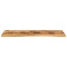 Dessus de bureau avec courbe 110x60x2,5 cm manguier massif brut 560733560733