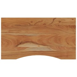 Dessus de bureau 100x50x2,5 cm rectangulaire bois massif acacia 560736560736
