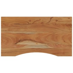 Dessus de bureau 80x50x2,5cm rectangulaire bois massif d'acacia 560737560737