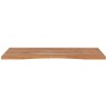 Dessus de bureau 80x50x2,5cm rectangulaire bois massif d'acacia 560737560737