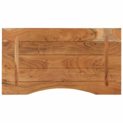 Dessus de bureau 80x50x2,5cm rectangulaire bois massif d'acacia 560737560737