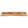 Dessus de bureau avec courbe 90x50x2,5 cm manguier massif brut 560739560739