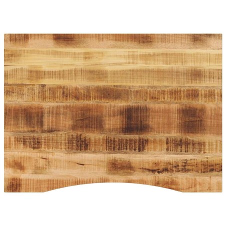 Dessus de bureau avec courbe 100x80x2,5 cm manguier massif brut 560740560740