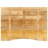 Dessus de bureau avec courbe 100x80x2,5 cm manguier massif brut 560740560740