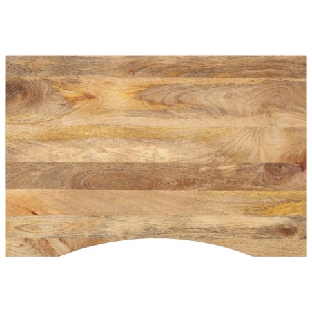 Dessus de bureau avec courbe 90x50x2,5 cm manguier massif brut 560741560741