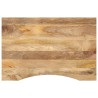 Dessus de bureau avec courbe 90x50x2,5 cm manguier massif brut 560741560741