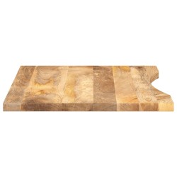 Dessus de bureau avec courbe 90x50x2,5 cm manguier massif brut 560741560741
