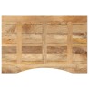 Dessus de bureau avec courbe 90x50x2,5 cm manguier massif brut 560741560741