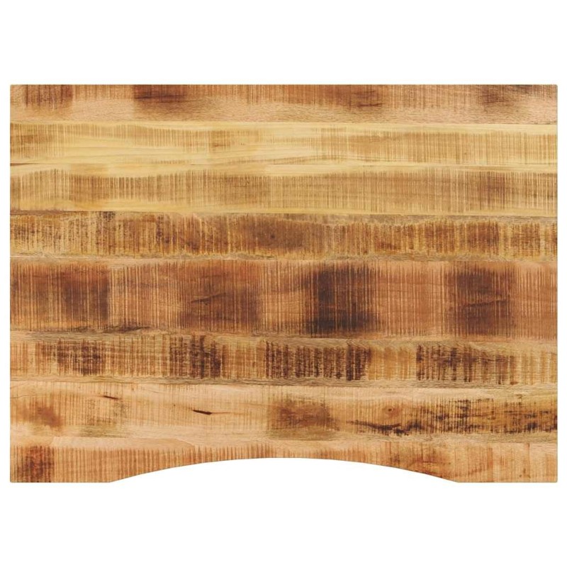 Dessus de bureau avec courbe 110x80x2,5 cm manguier massif brut 560742560742