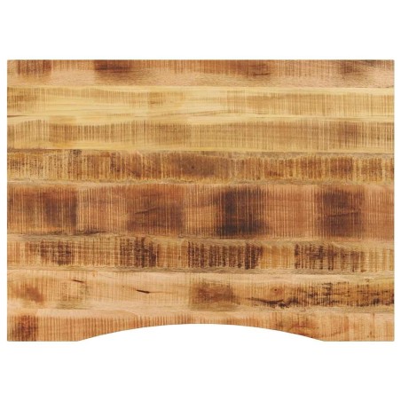 Dessus de bureau avec courbe 110x80x2,5 cm manguier massif brut 560742560742