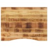 Dessus de bureau avec courbe 110x80x2,5 cm manguier massif brut 560742560742