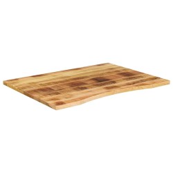 Dessus de bureau avec courbe 110x80x2,5 cm manguier massif brut 560742560742