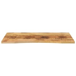 Dessus de bureau avec courbe 110x80x2,5 cm manguier massif brut 560742560742