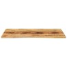 Dessus de bureau avec courbe 110x80x2,5 cm manguier massif brut 560742560742
