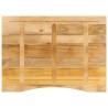 Dessus de bureau avec courbe 110x80x2,5 cm manguier massif brut 560742560742
