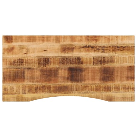 Dessus de bureau avec courbe 120x60x2,5 cm manguier massif brut 560743560743