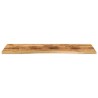 Dessus de bureau avec courbe 120x60x2,5 cm manguier massif brut 560743560743