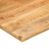 Dessus de bureau avec courbe 120x60x2,5 cm manguier massif brut 560743560743