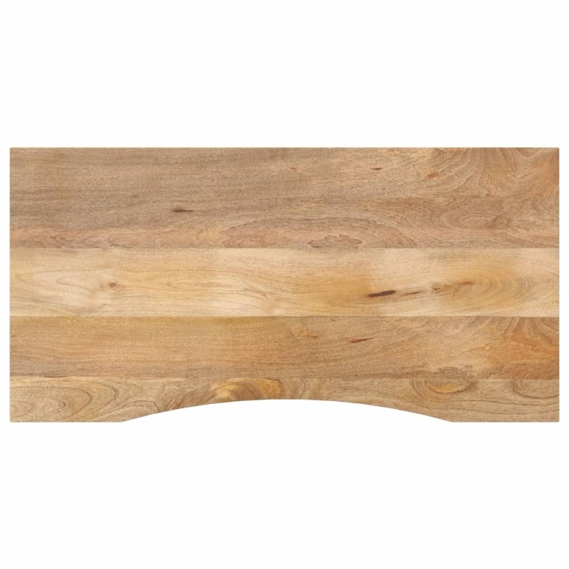 Dessus de bureau avec courbe 110x50x2,5 cm manguier massif brut 560746560746