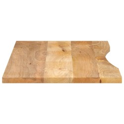 Dessus de bureau avec courbe 110x50x2,5 cm manguier massif brut 560746560746