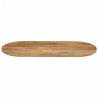 Dessus de table 120x60x2,5 cm ovale bois massif de manguier 560748560748