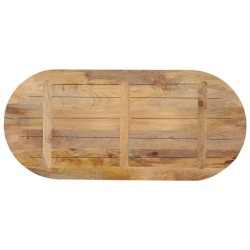 Dessus de table 120x60x2,5 cm ovale bois massif de manguier 560748560748