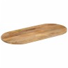 Dessus de table 110x40x2,5 cm ovale bois massif de manguier 560750560750