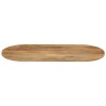 Dessus de table 100x50x3,8 cm ovale bois massif de manguier 560751560751