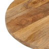 Dessus de table 120x50x3,8 cm ovale bois massif de manguier 560752560752