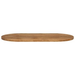 Dessus de table 140x60x2,5 cm ovale bois massif de manguier 560757560757