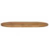 Dessus de table 140x60x2,5 cm ovale bois massif de manguier 560757560757