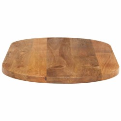 Dessus de table 140x60x2,5 cm ovale bois massif de manguier 560757560757